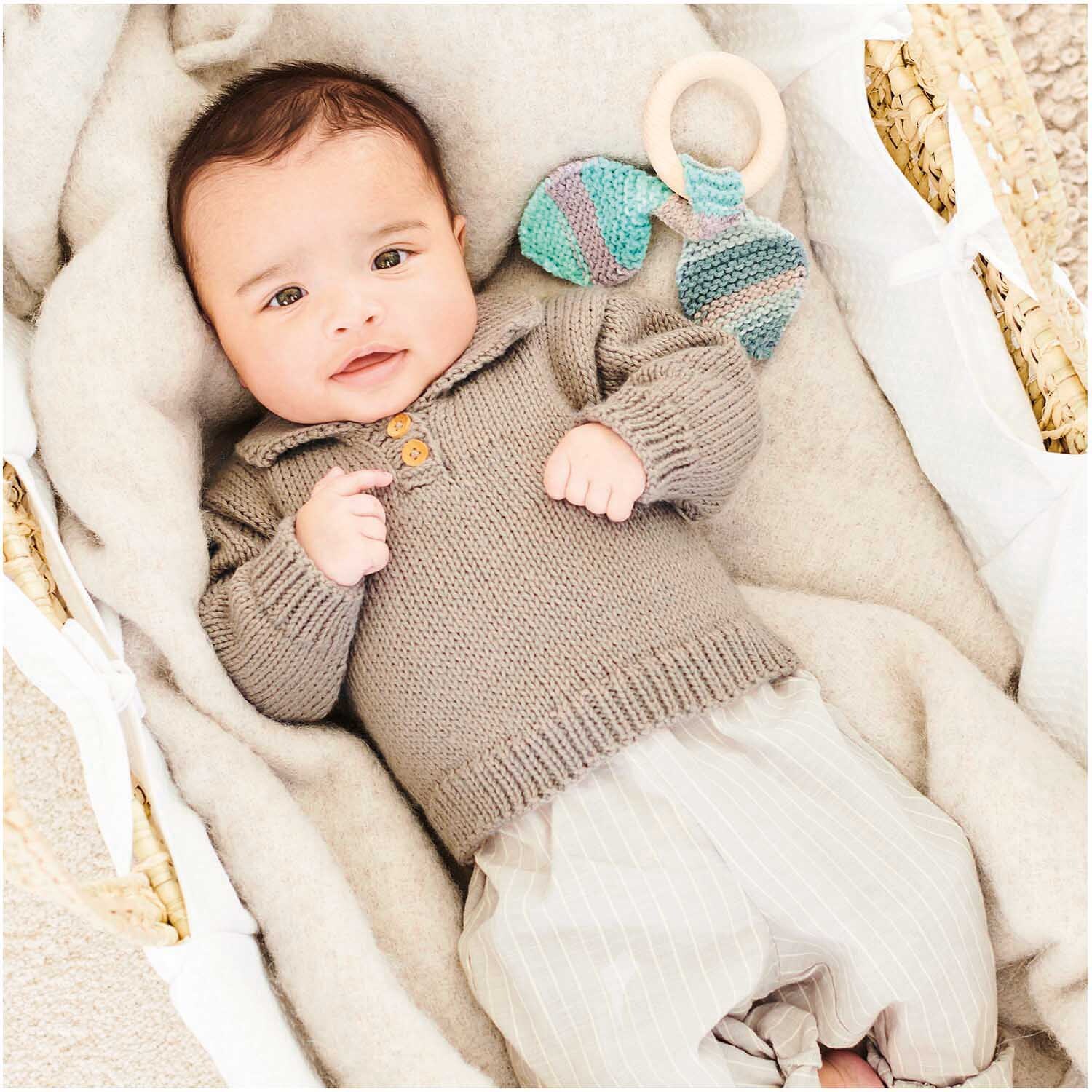 Strickset Beißring Modell 08 aus Baby Nr. 38 Strickset Beißring Modell 08 aus Baby Nr. 38