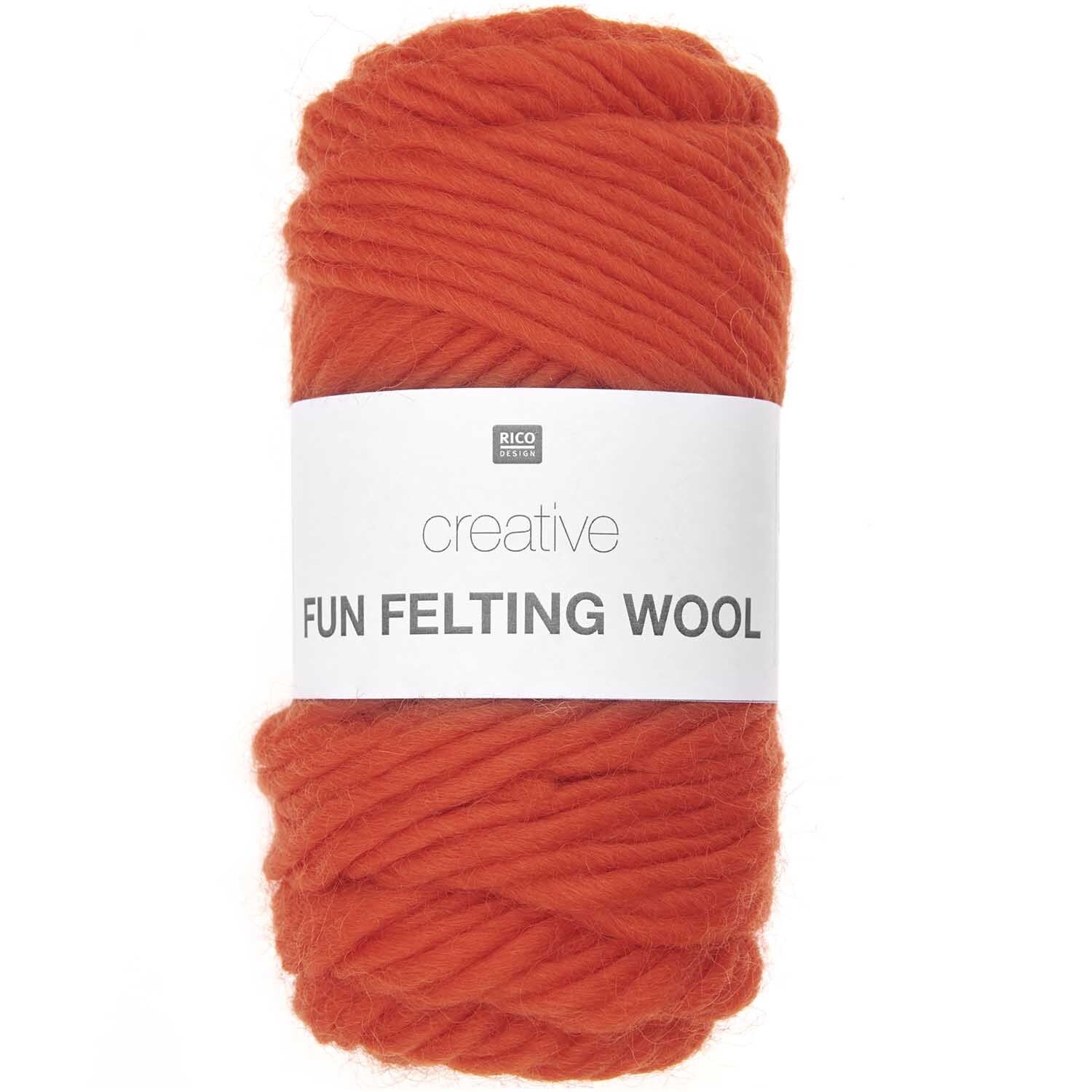 Rico Design Creative Fun Felting Wool Rot