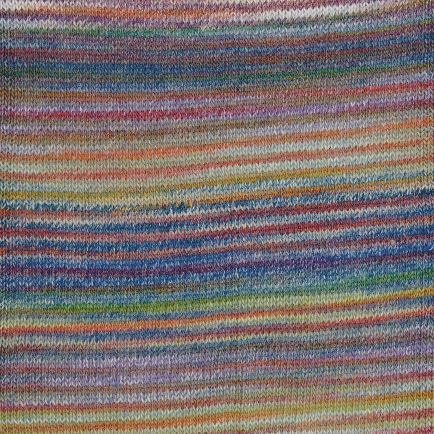 Creative Melange aran Wonderball, Retro: Buntes Strickmuster mit vielfältigen Farbtönen, 200g 640m.