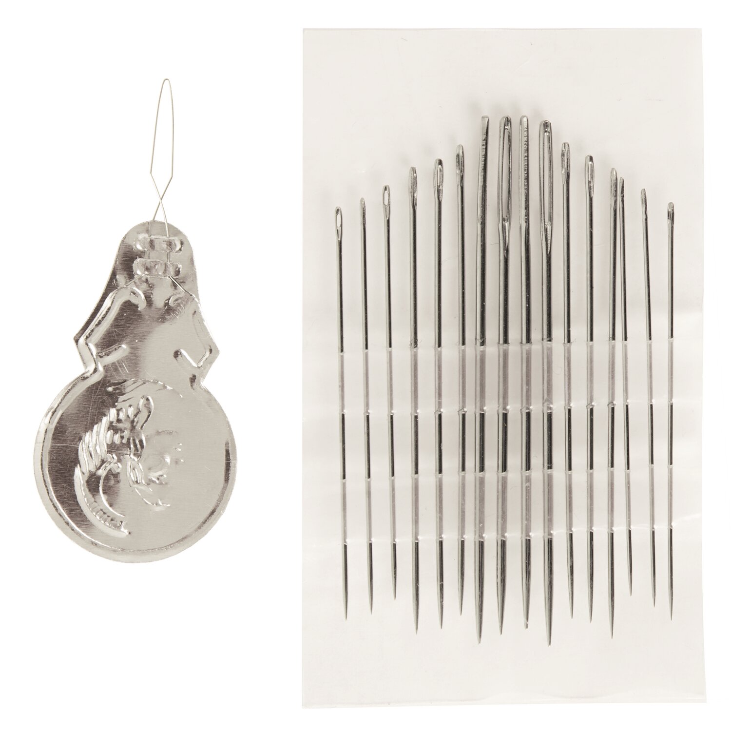 Nähnadeln Set M mit Einfädler 16 Stück von Rico Design