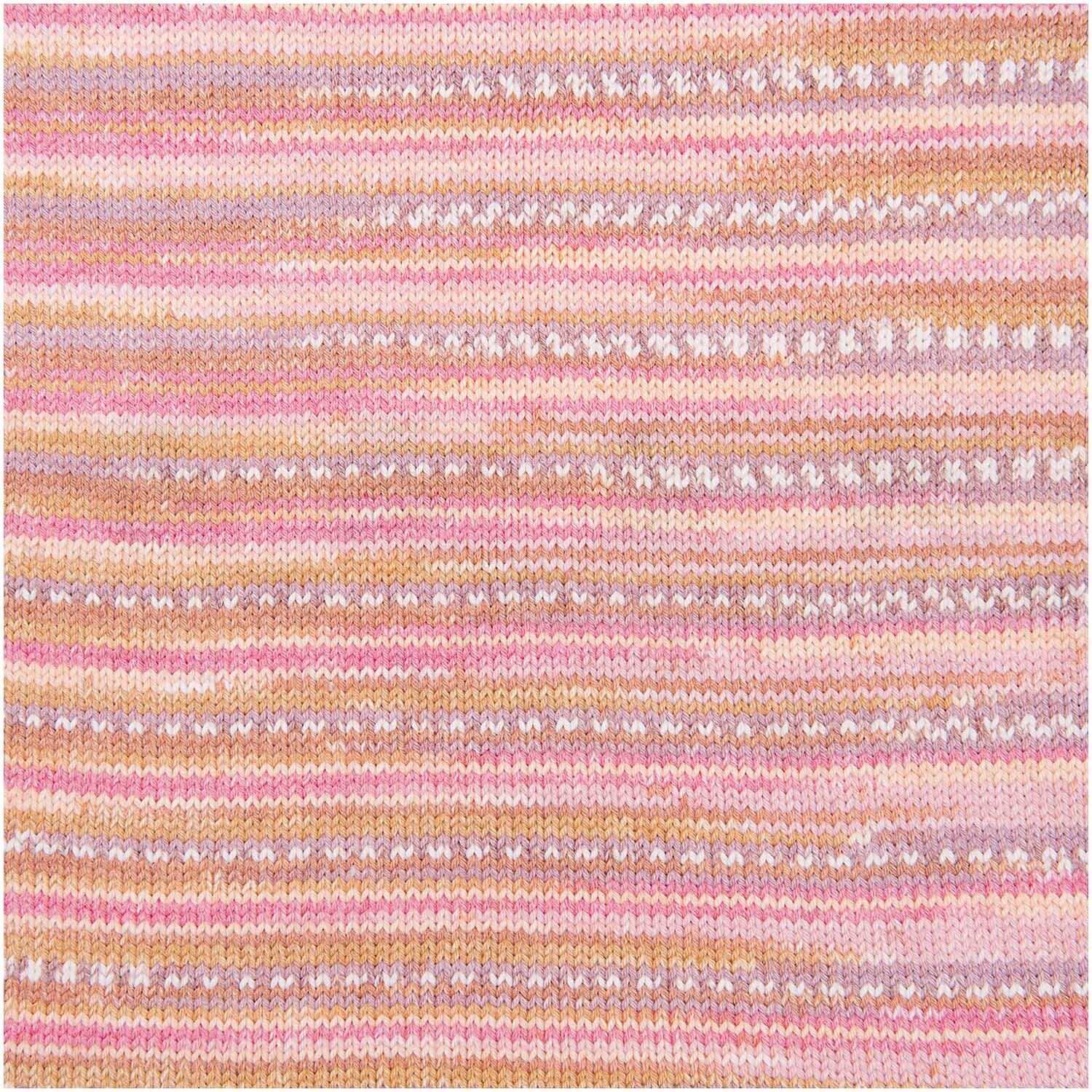 Rico Baby Dream dk A Luxury Touch 50g 115m Farbe Rosa-Beige von Rico Design Rico Baby Dream dk A Luxury Touch: Strickmuster in Rosa-Beige von Rico Design, weiche Textur.