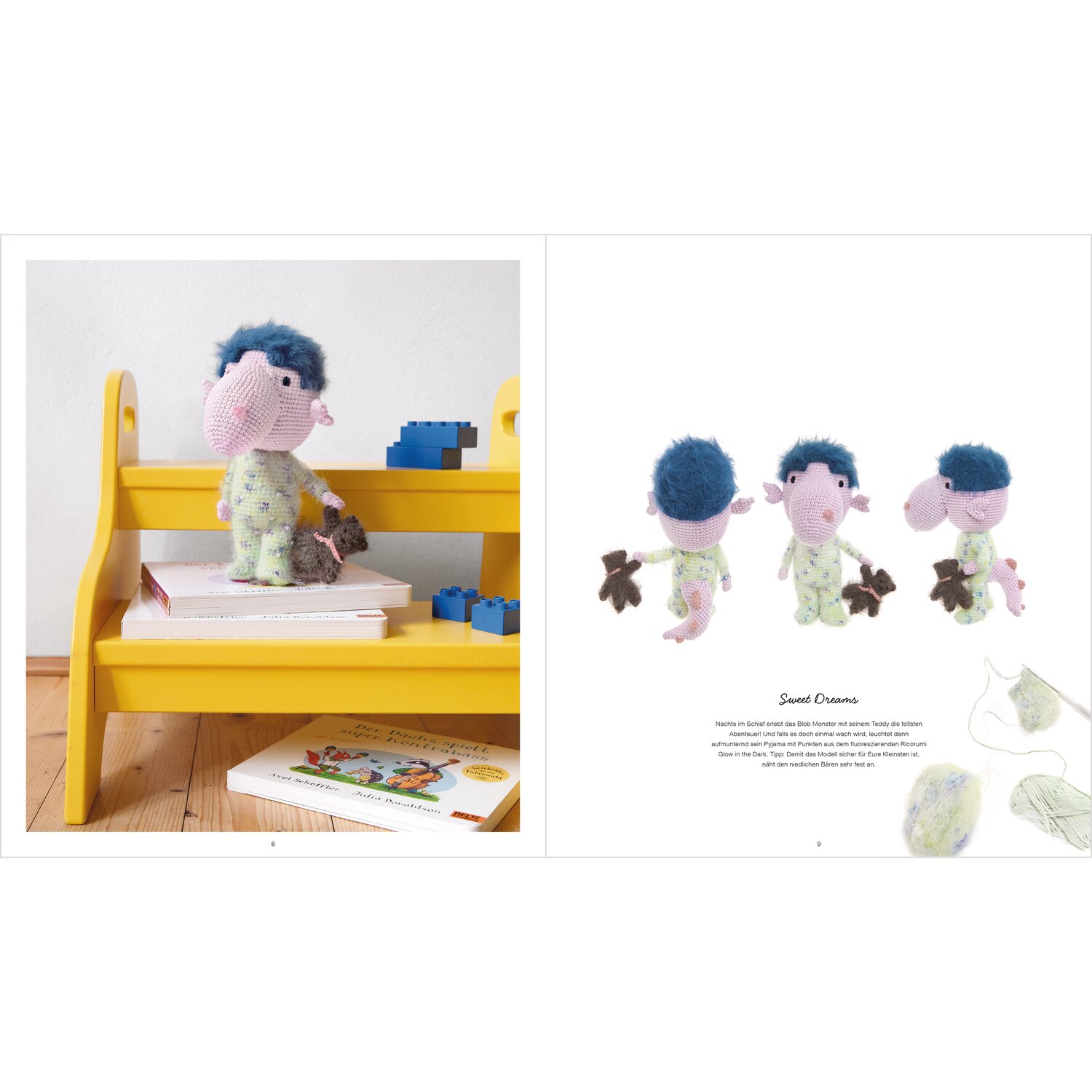 Ricorumi Marvellous Monsters Under My Bed Sprachauswahl deutsch von Rico Design