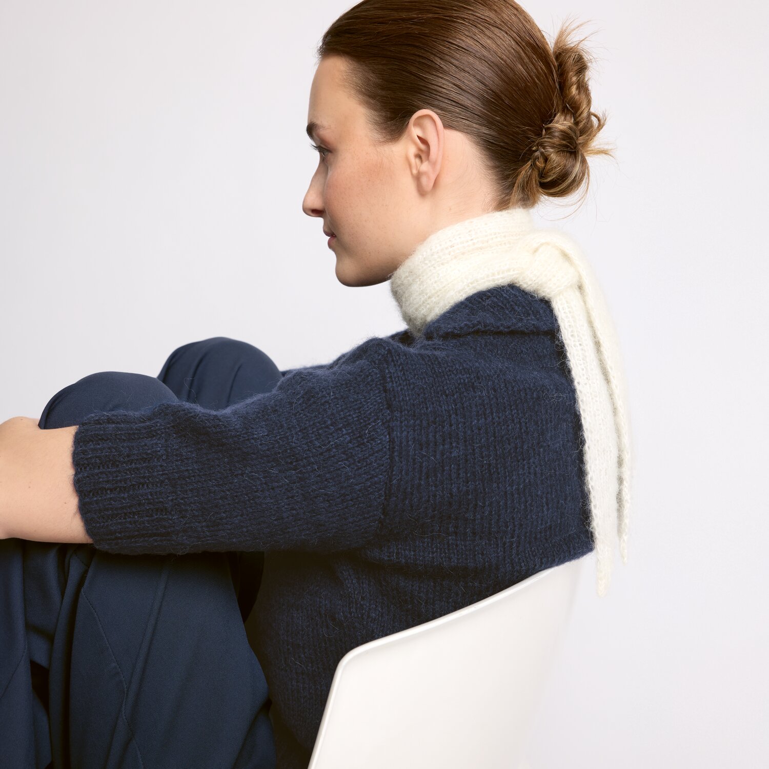 Strickset Tuch Modell 08 aus Luxury Knits - Premium Natural Fibres von Rico Design