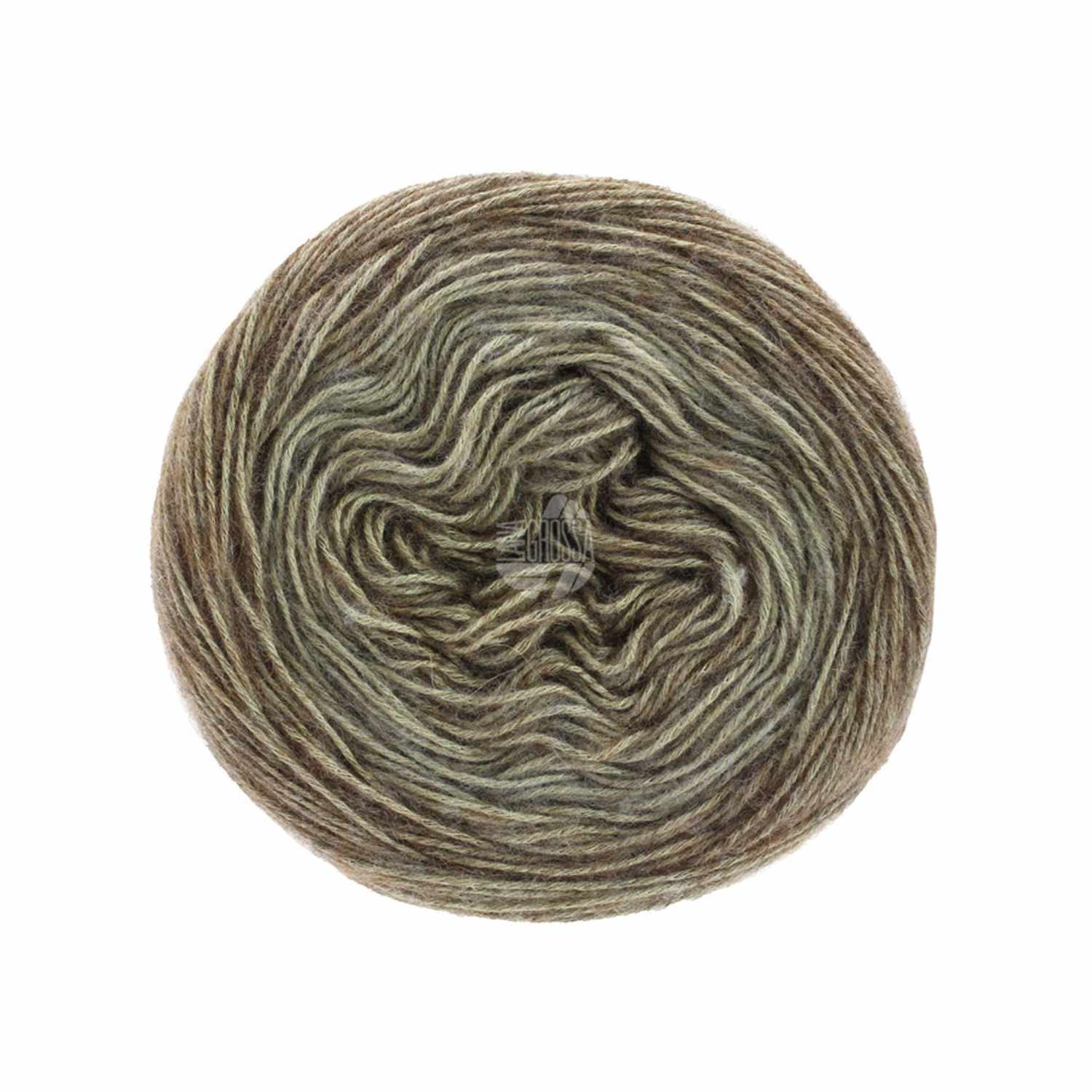 Ecopuno Dégradé 100g 430m Farbe Graubraun-Beige von LANA GROSSA Mode mit Wolle Handels- und Vertriebs  Ecopuno Dégradé von Lana Grossa: Weiches Garn in Graubraun-Beige, 100g Knäuel mit 430m Länge. Ideal für Strickprojekte.