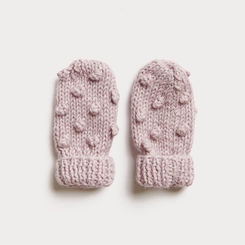Gestrickte Fäustlinge: Modell 18 aus dem Heft Rico Baby 042