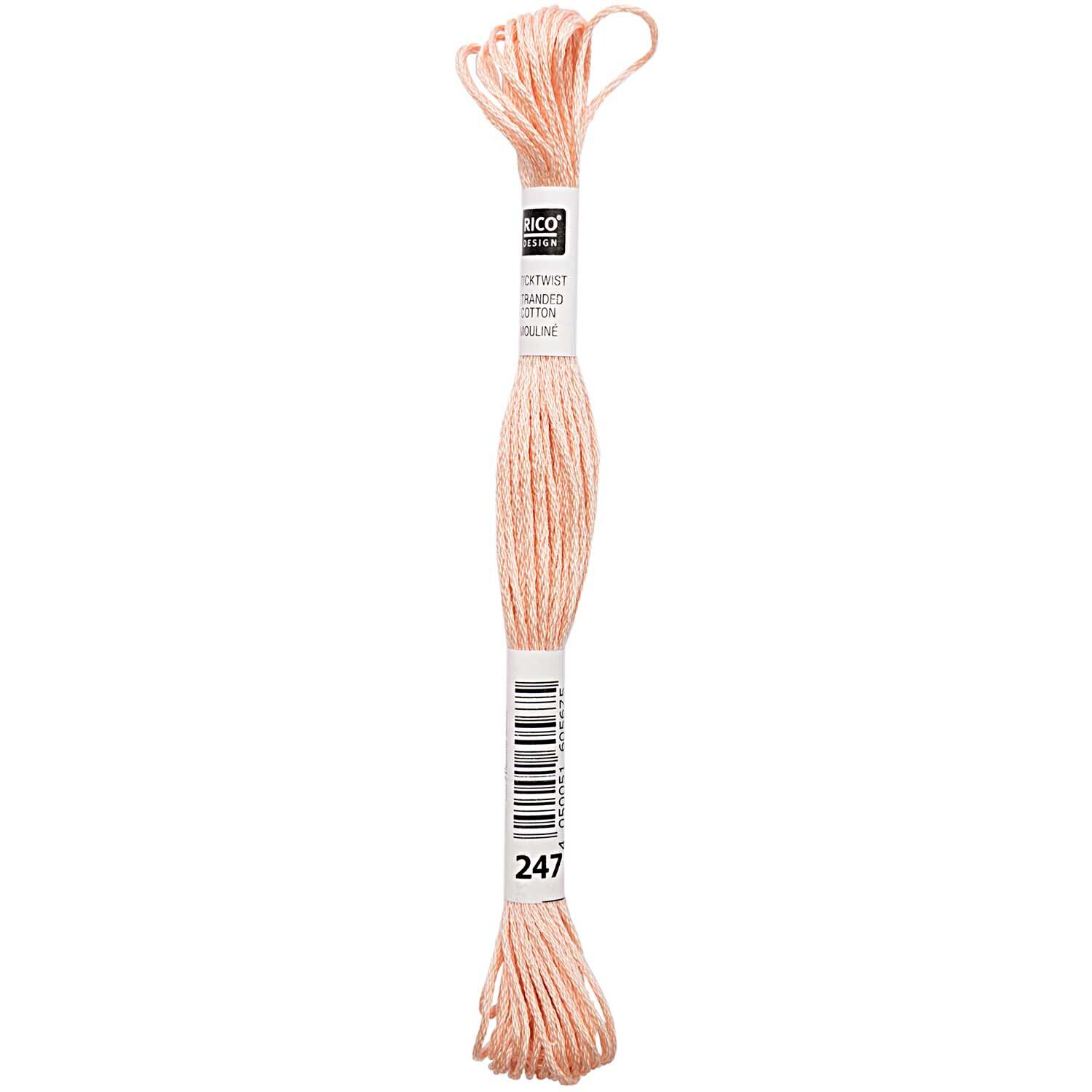 Rico Design Sticktwist 8m 247 Rotbraun