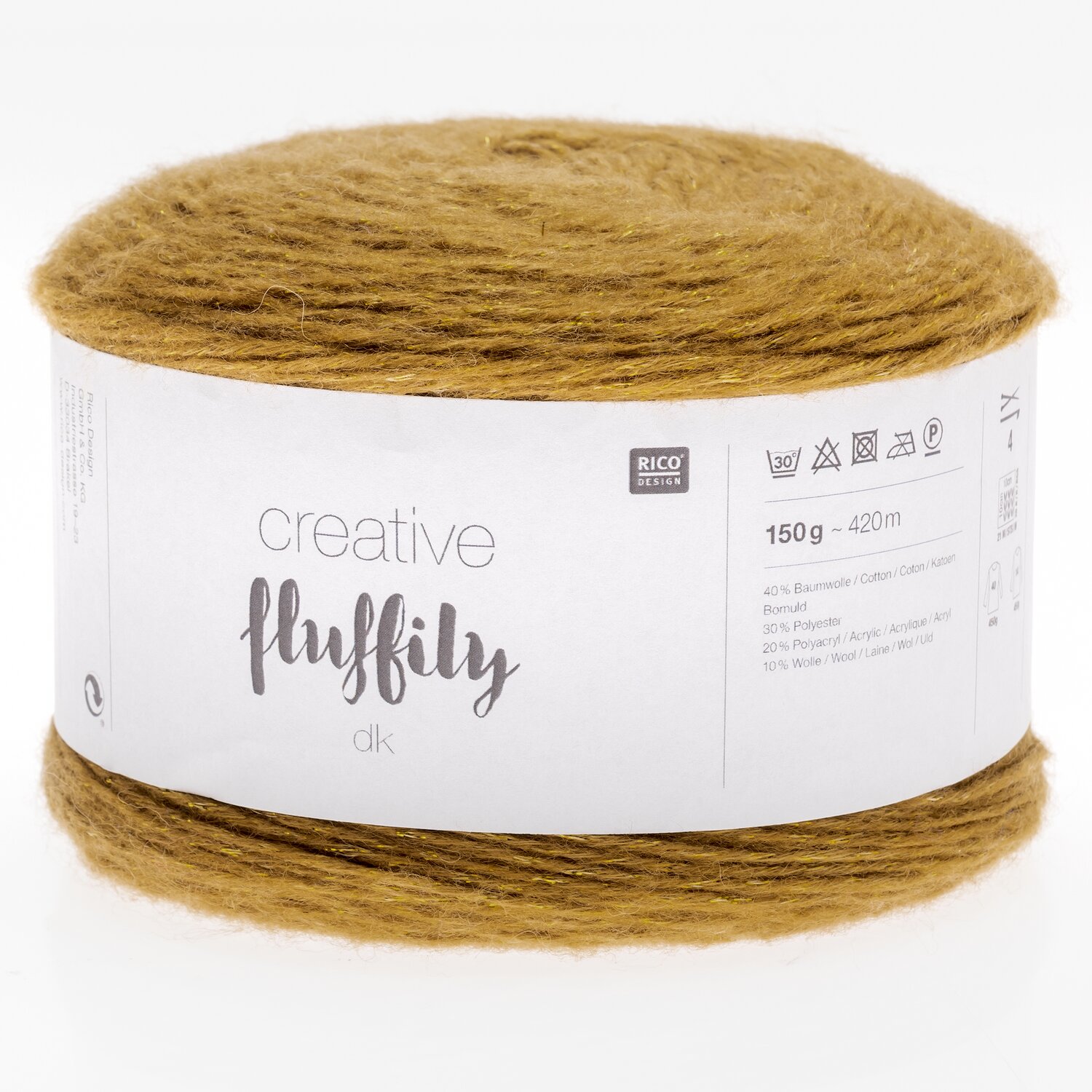 Rico Design Creative Fluffily dk Senf