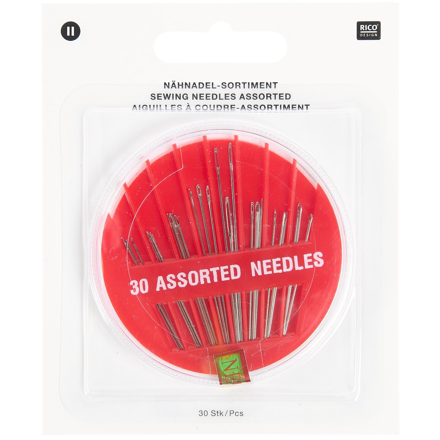 Nähnadel Sortiment 30 Stück von Rico Design