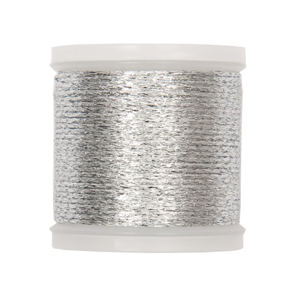 Sticktwist Metallic No. 20 50m Farbe Silber von Rico Design
