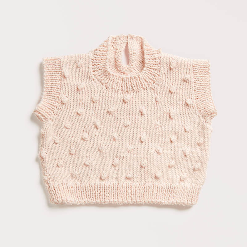 Gestricktes Babytop: Modell 01 aus dem Heft Rico Baby 042