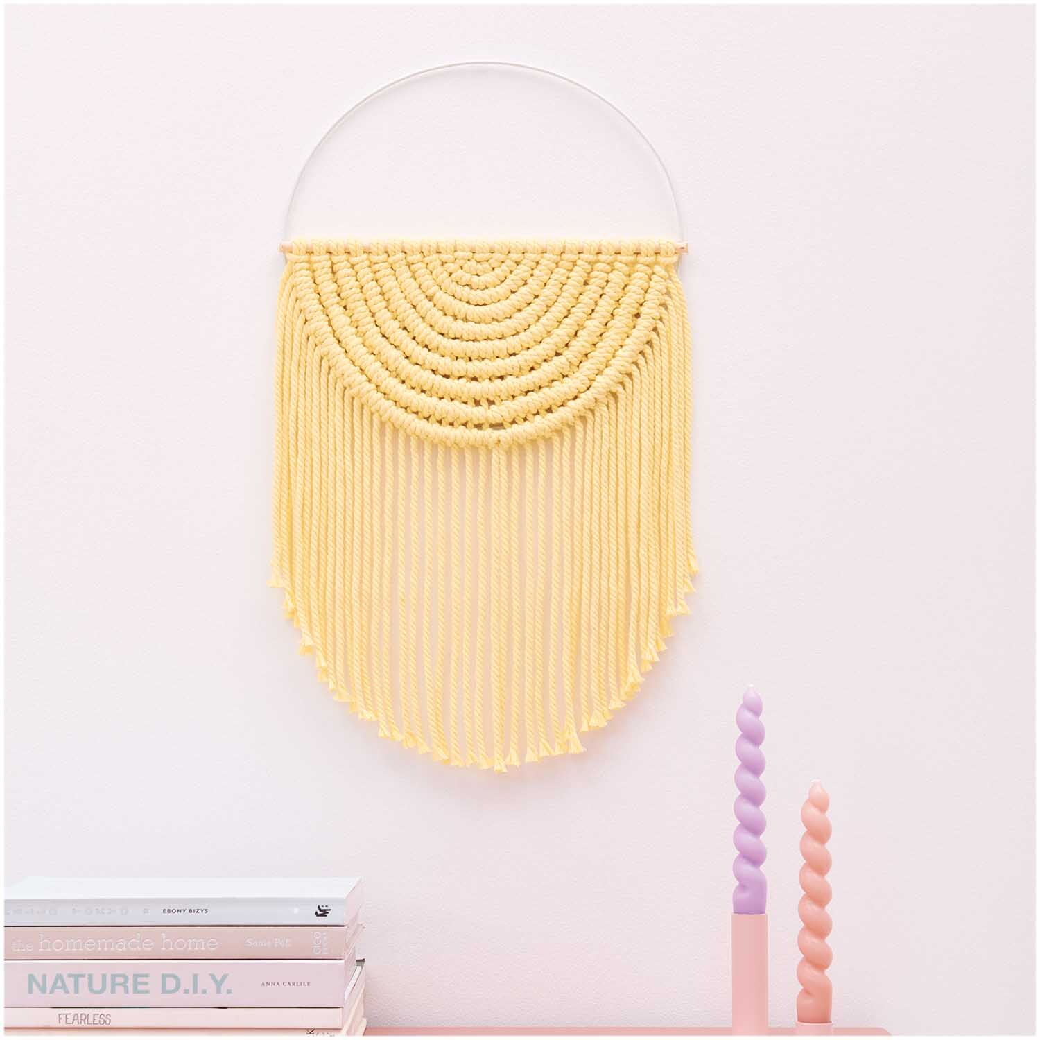 Makramee Set runder Wandbehang I aus Rico Macrame Makramee Set runder Wandbehang I aus Rico Macrame