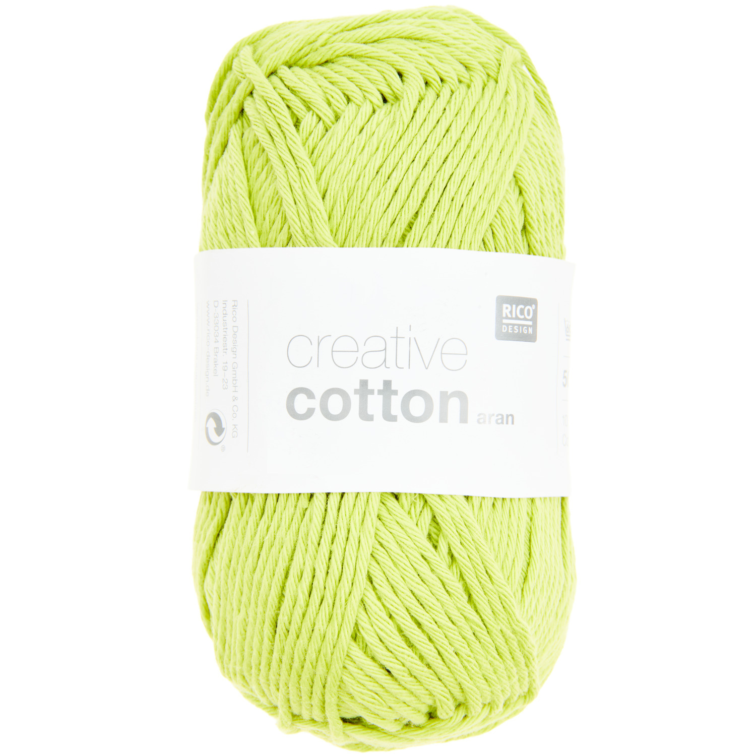 Rico Design Creative Cotton aran Pistazie Hell