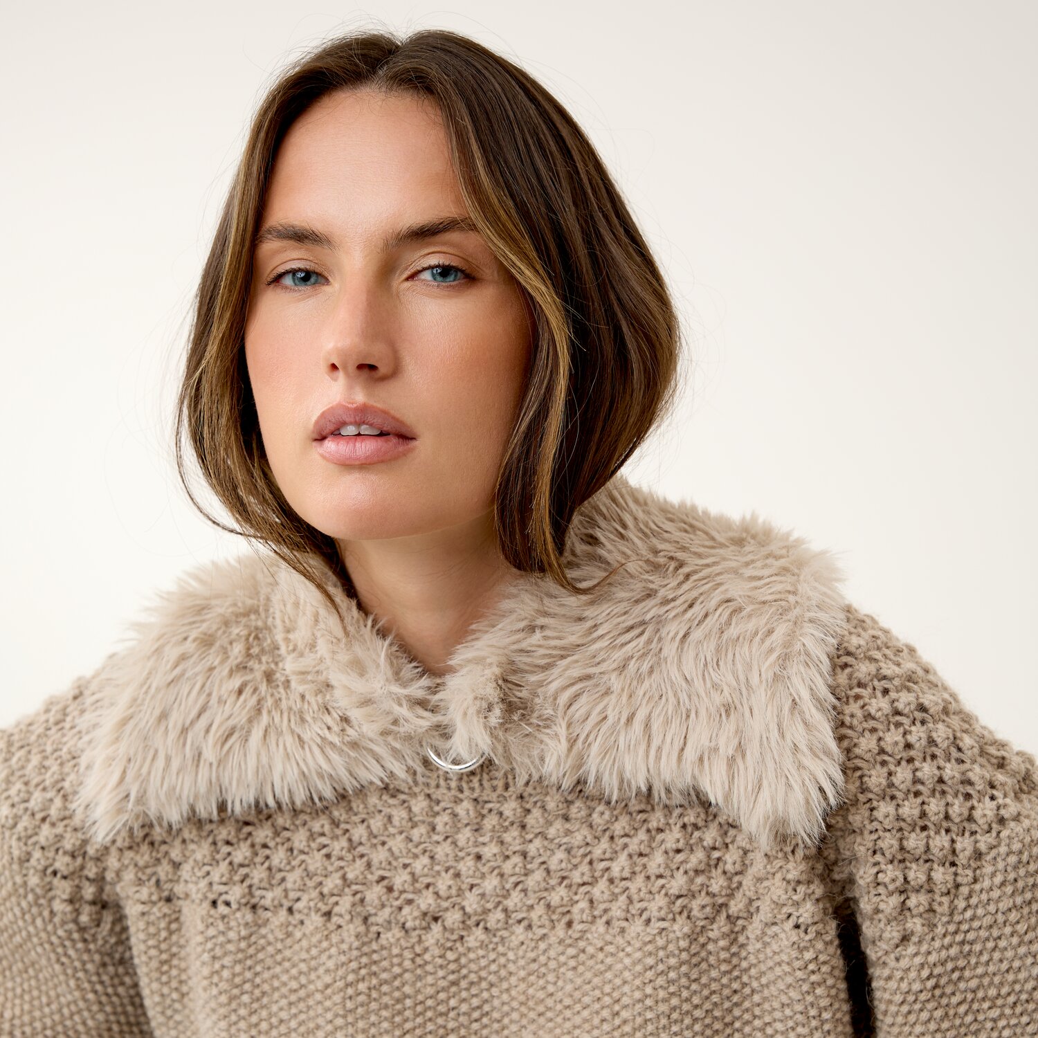 Strickset Kragen Modell 07 aus Die Neue Masche No. 17 von Rico Design