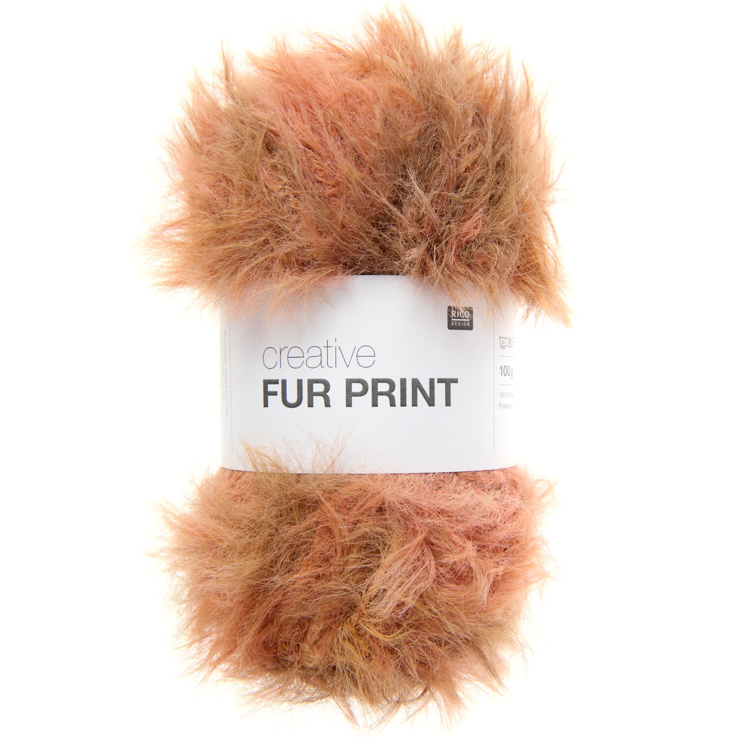 Creative Fur Print 100g 130m Farbe Earthy Browns von Rico Design