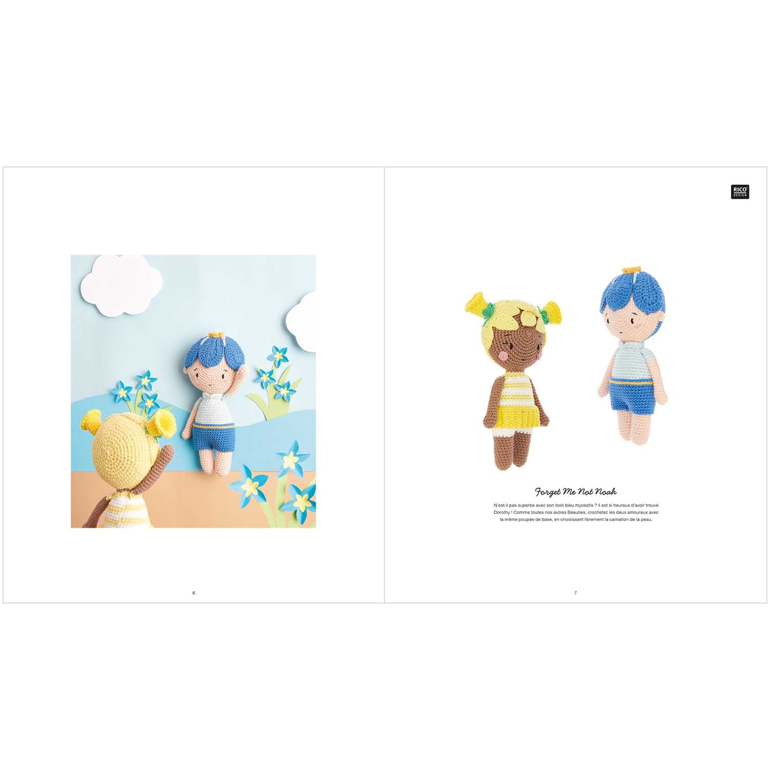 Ricorumi Blooming Beauties Sprachauswahl französisch von Rico Design