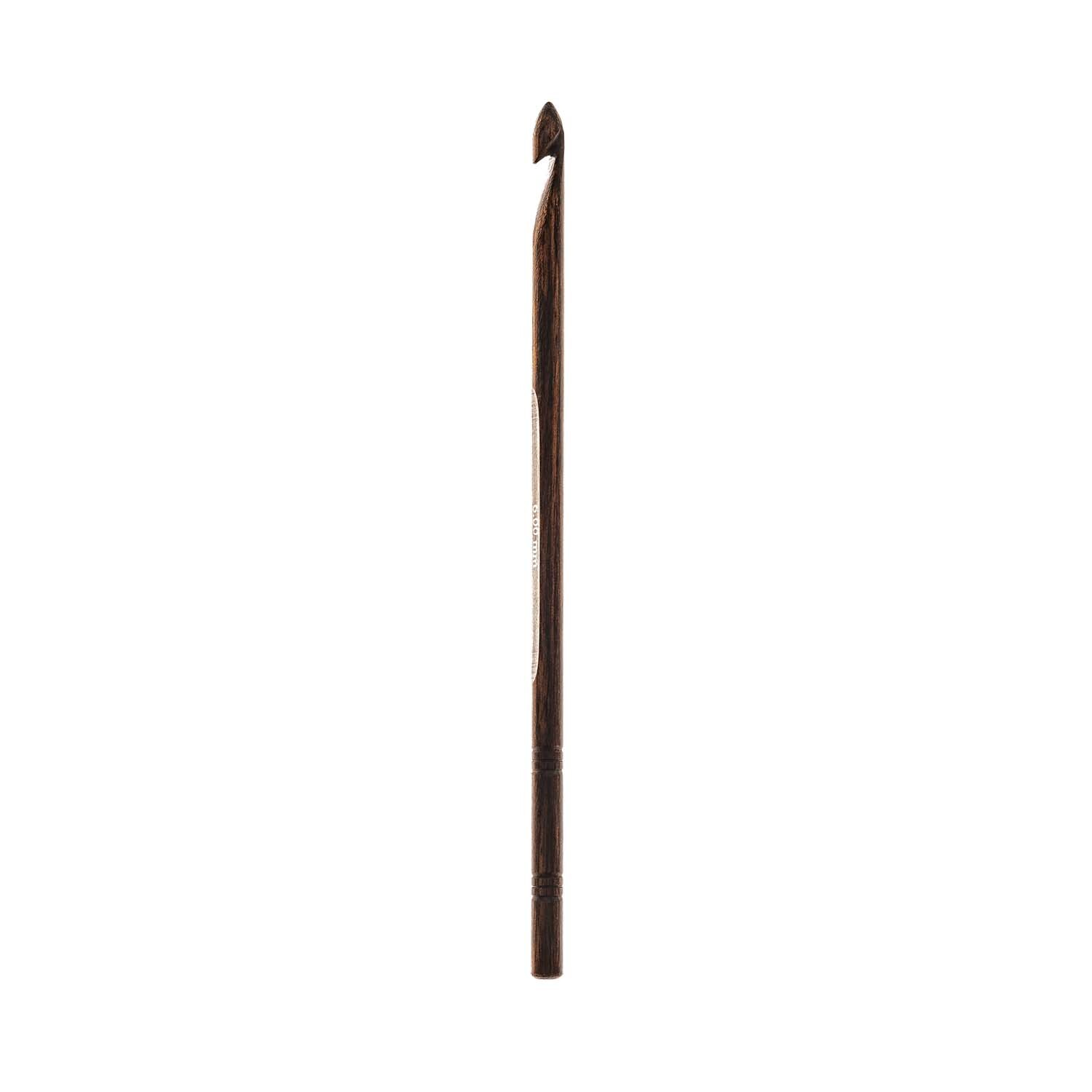 Wolle Rödel Knit Pro Häkelnadel 15cm Birkenholz 6,0