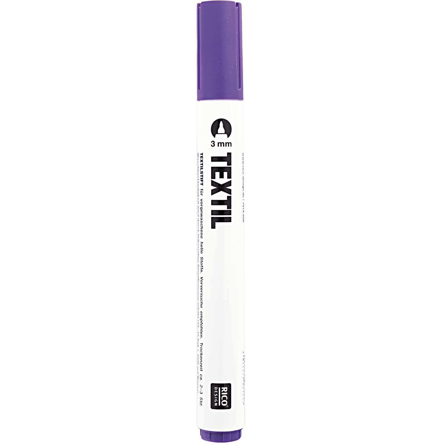 Rico Design Textilmarker helle Stoffe Lila