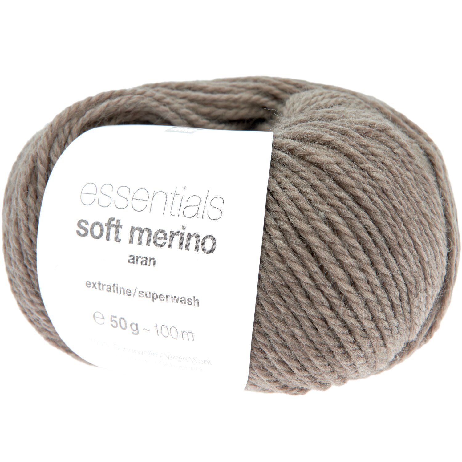 Rico Design Essentials Soft Merino aran Kiesel-Melange