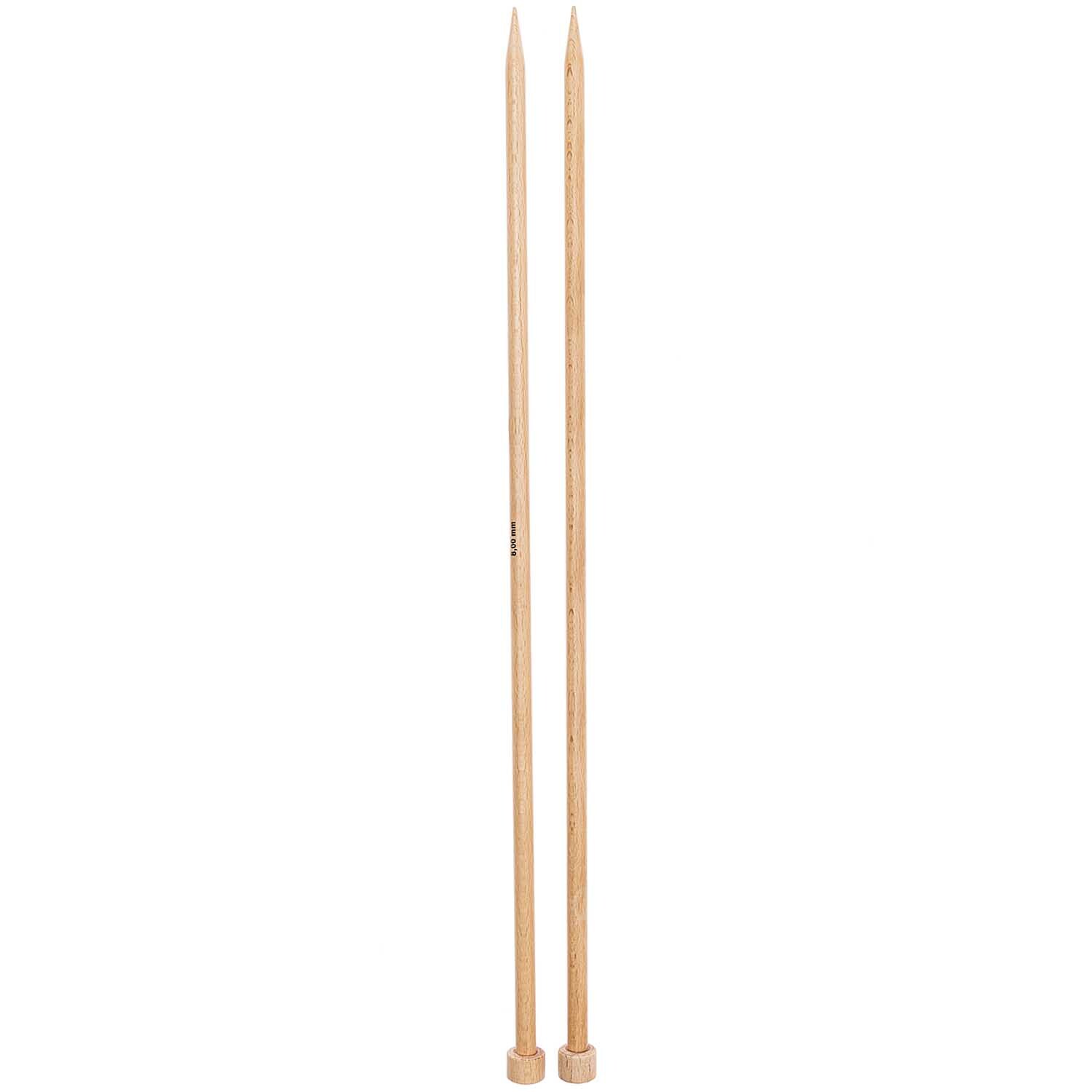 Rico Design Jackenstricknadeln 40cm Holz 8,0