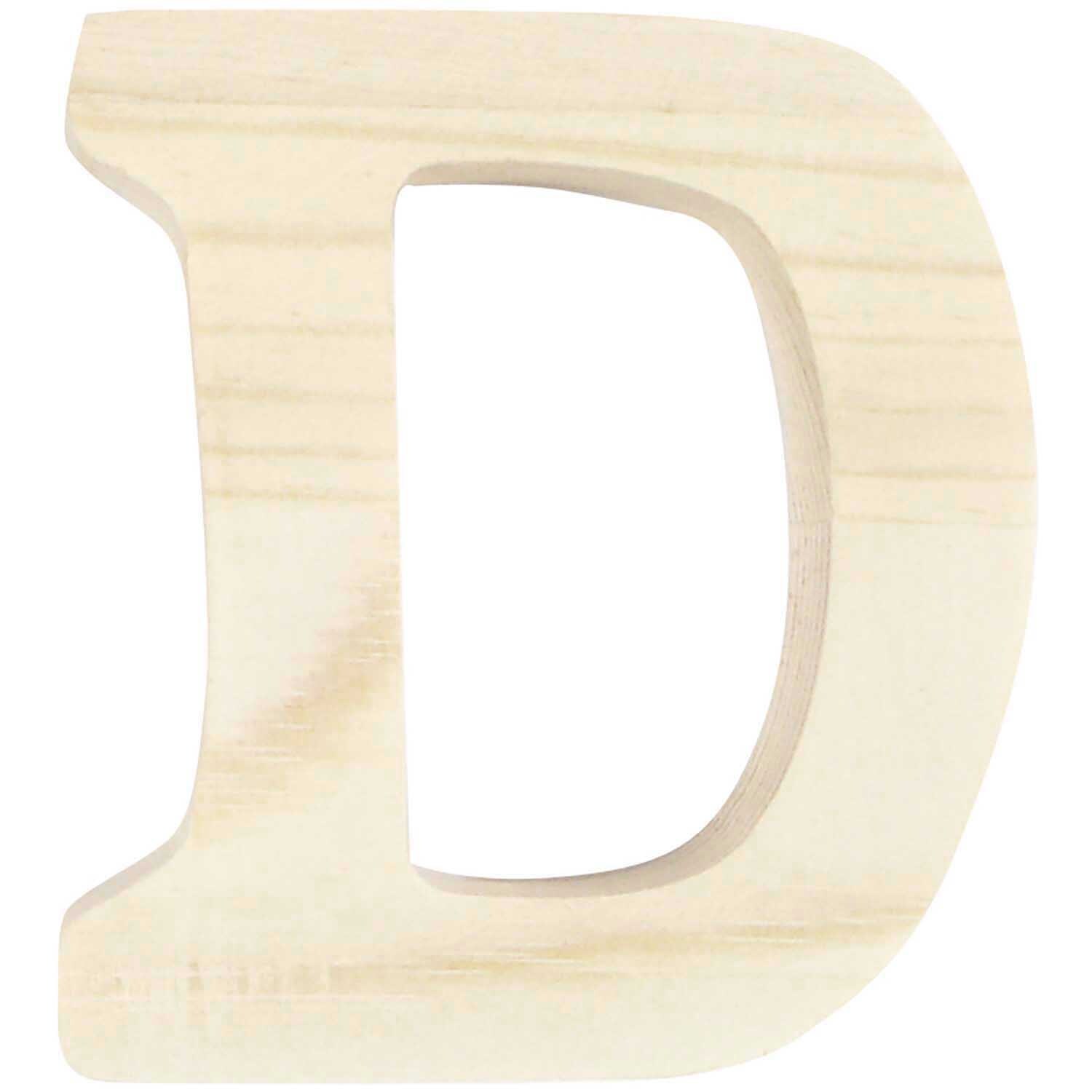 Rico Design Holz-Buchstaben 8cm D