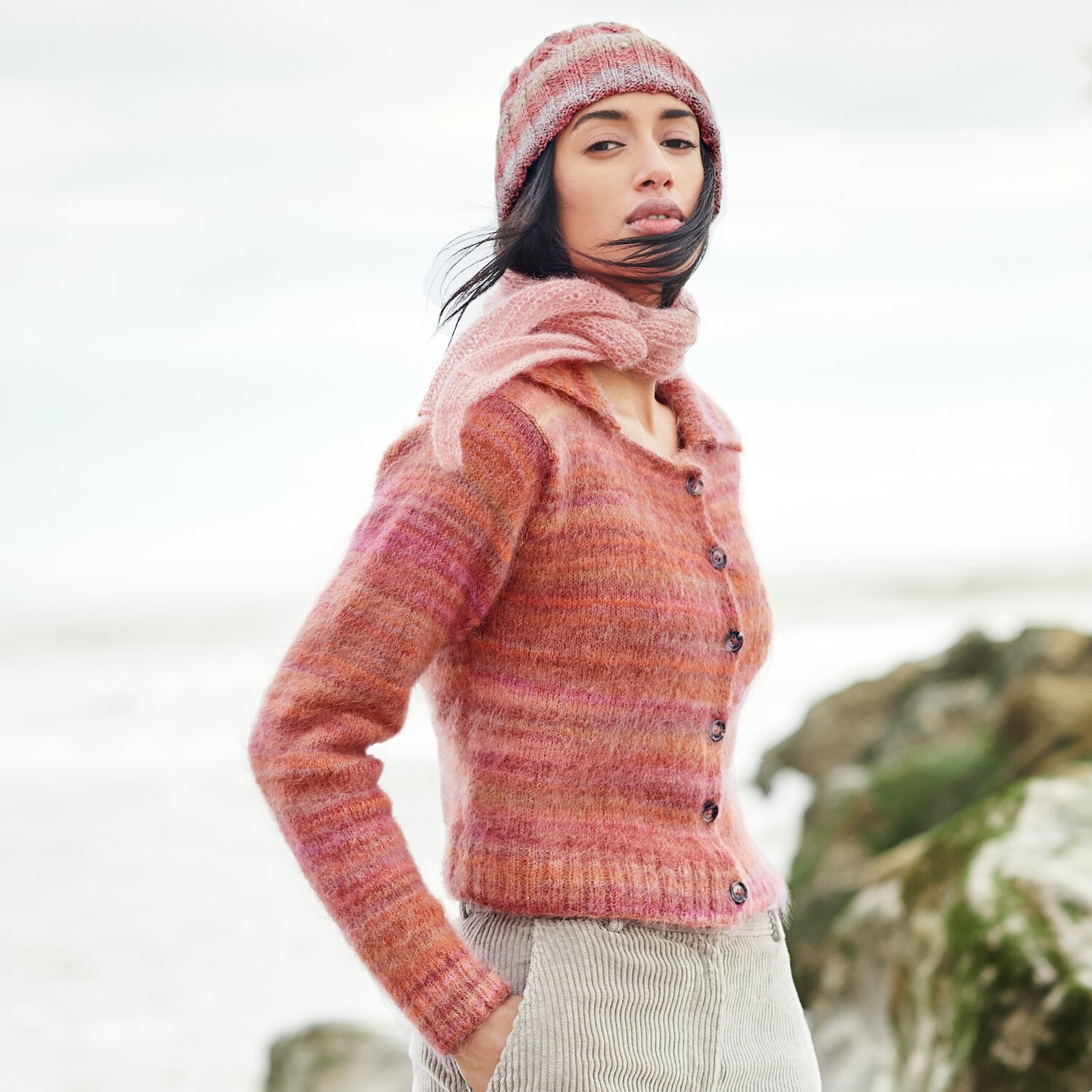 Strickset Minituch Modell 41 aus Lovewool No. 21 von Rico Design