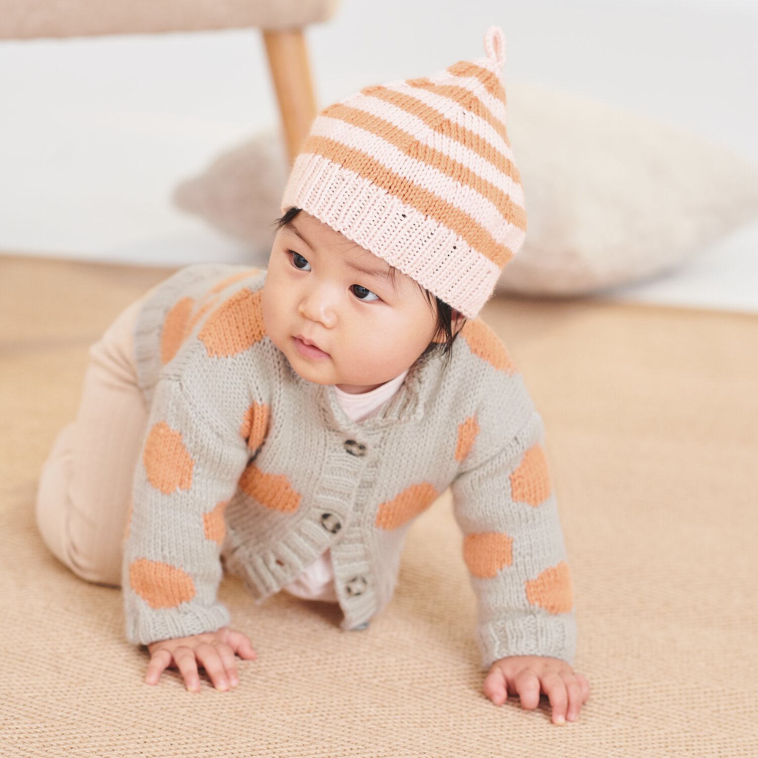 Strickset Mütze Modell 10 aus Baby 042 von Rico Design Strickset Mütze Modell 10 aus Baby 042 von Rico Design