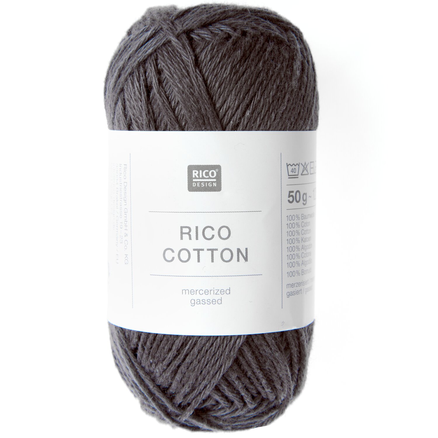 Rico Design Rico Cotton Anthrazit