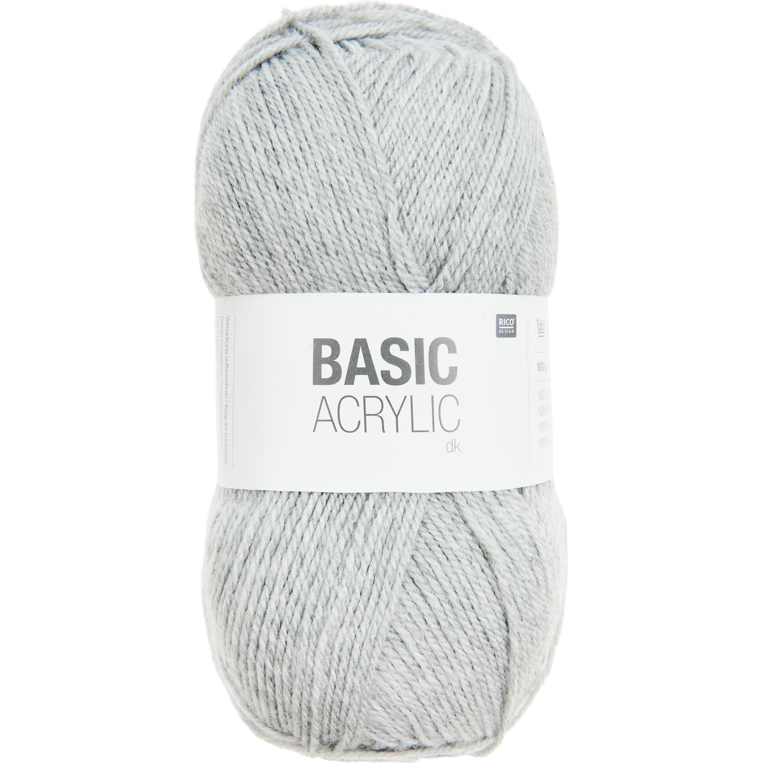 Rico Design Basic Acrylic dk Hellgrau