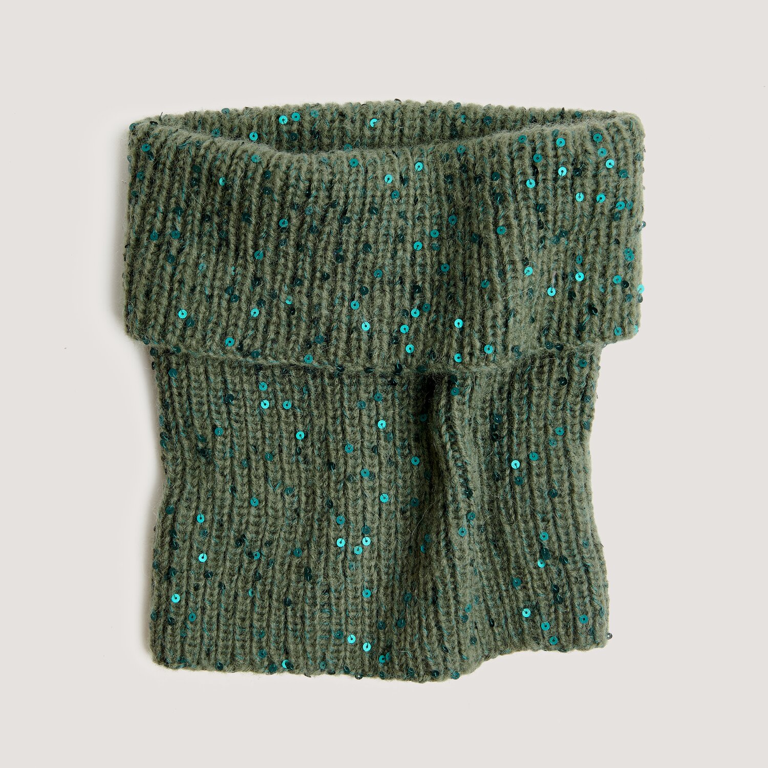 Luxury Merino Alpaca Dream aran, gestrickter Loop mit eingearbeiteten Pailletten von Rico Design, weiche Struktur in mittlerer Länge, geeignet für 50g 125m