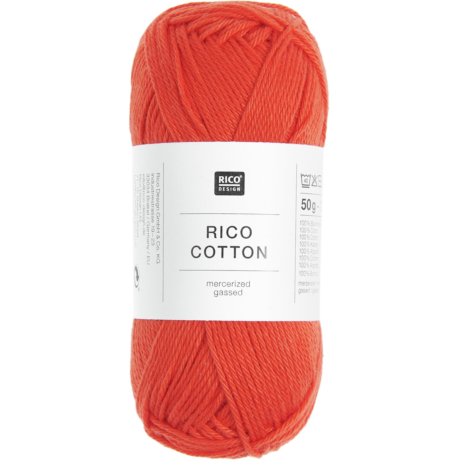 Rico Design Rico Cotton Erdbeere