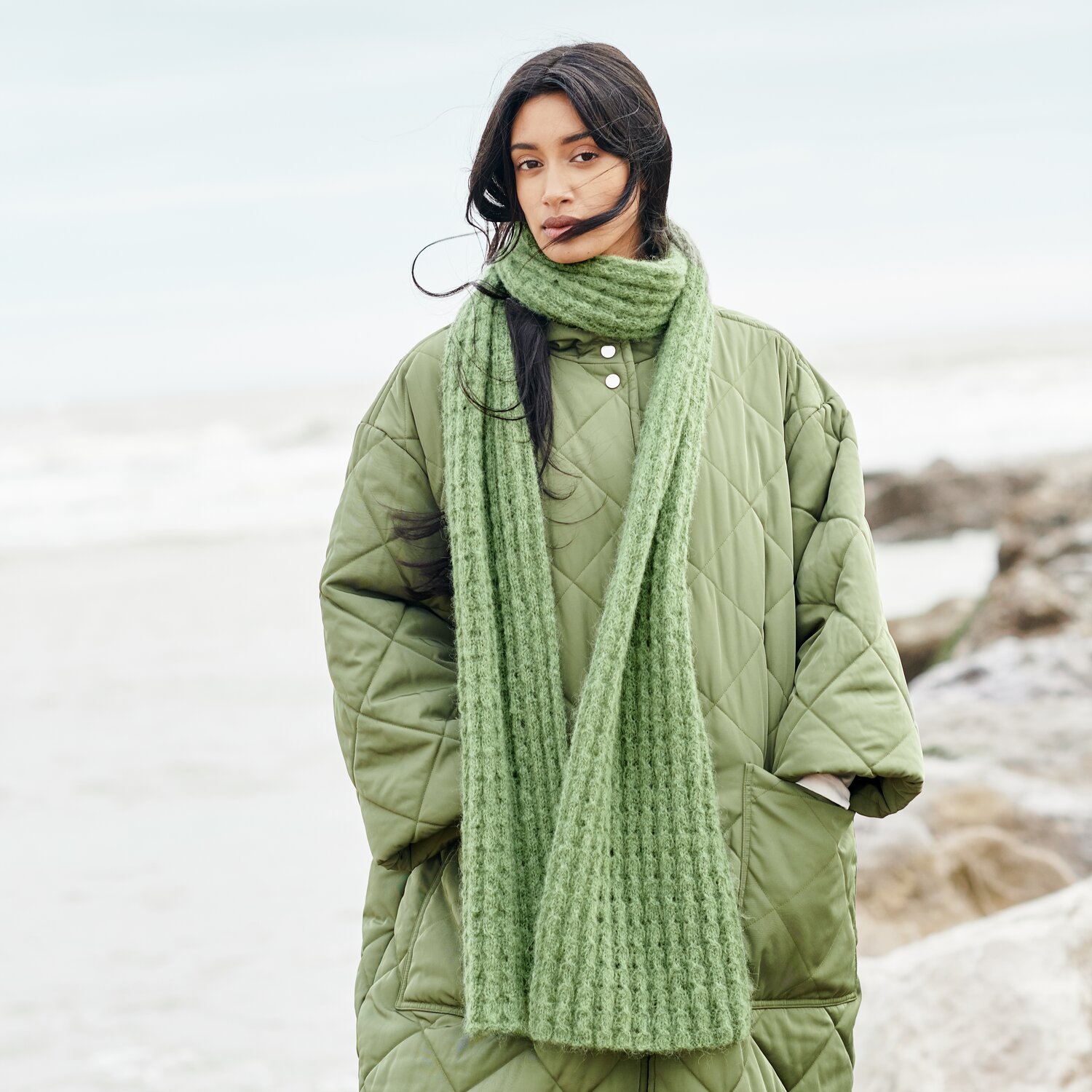 Strickset Schal Modell 07 aus Lovewool No. 21 von Rico Design