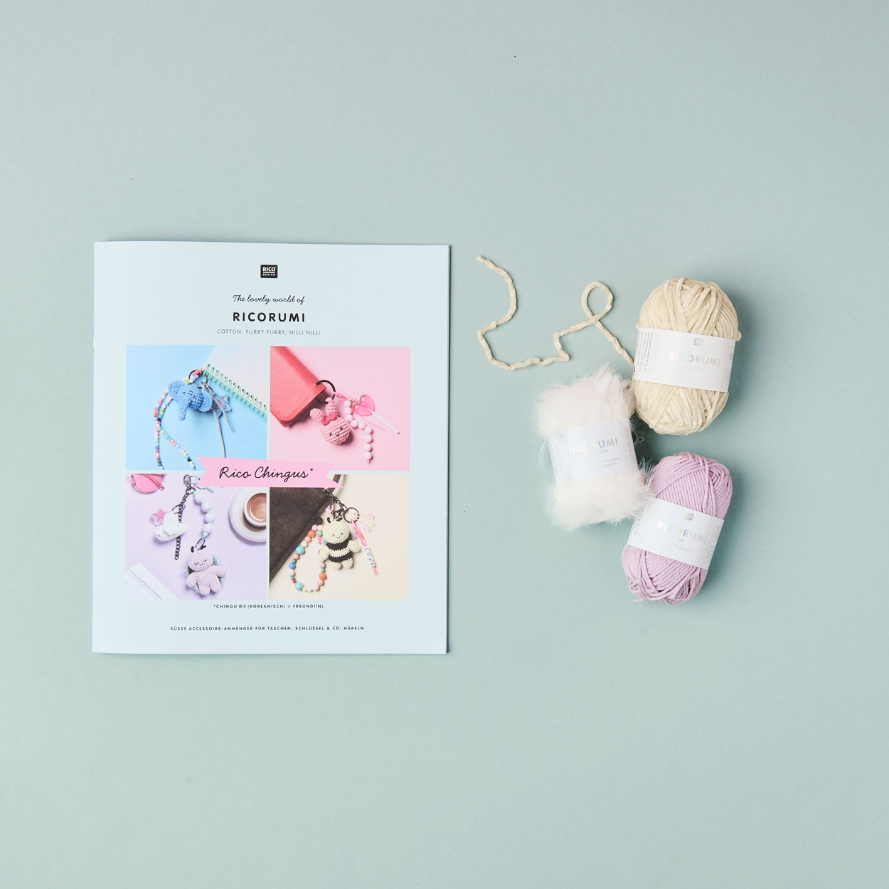 Ricorumi Rico Chingus Heft und 3 Wollknäuel