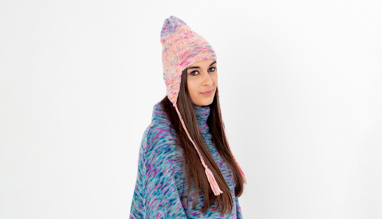 Strickanleitung Mütze aus Luxury Hand-Dyed Happiness dk