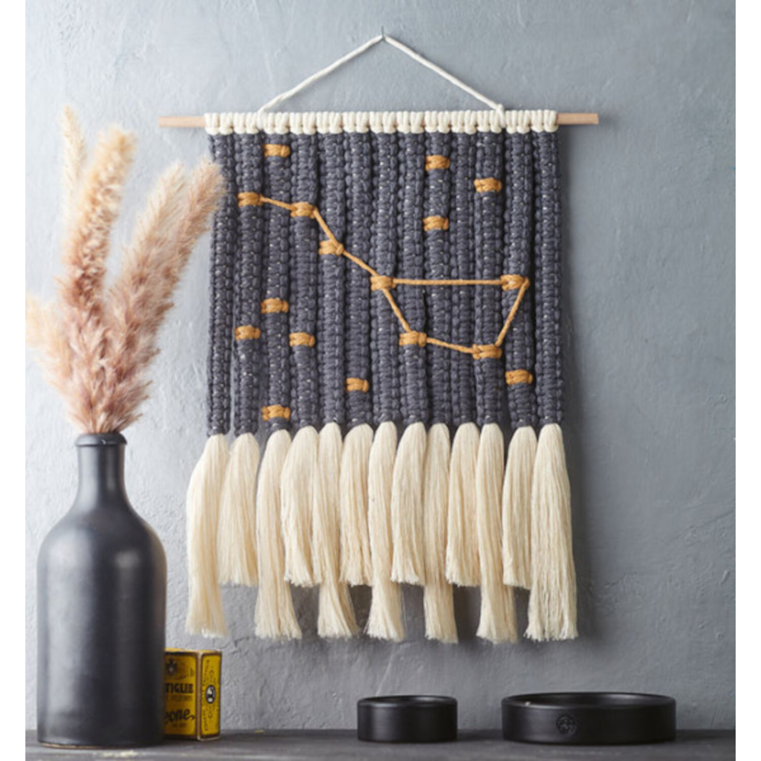 Makramee Wandbilder im Kreuzknoten-Design von frechverlag