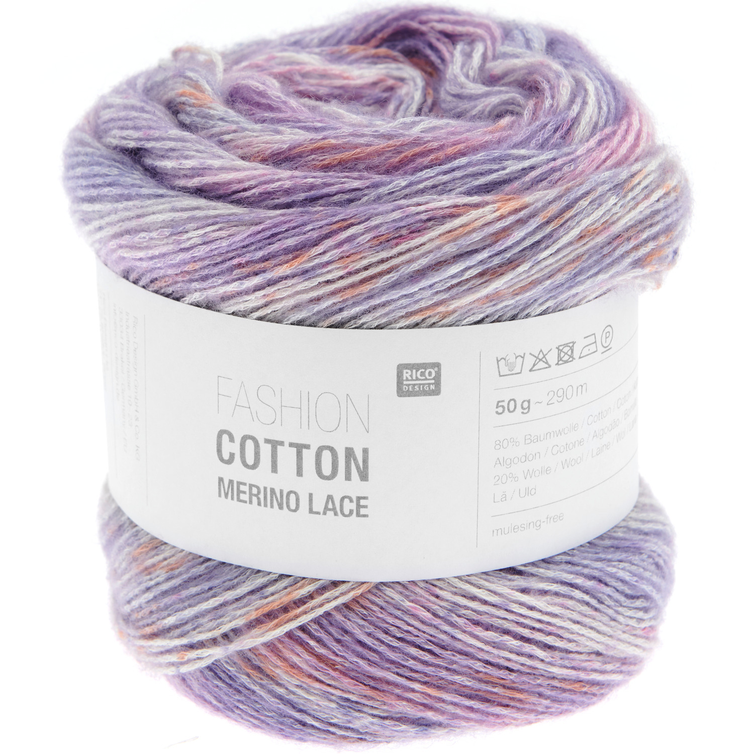 Rico Design Fashion Cotton Merino Lace Lilac