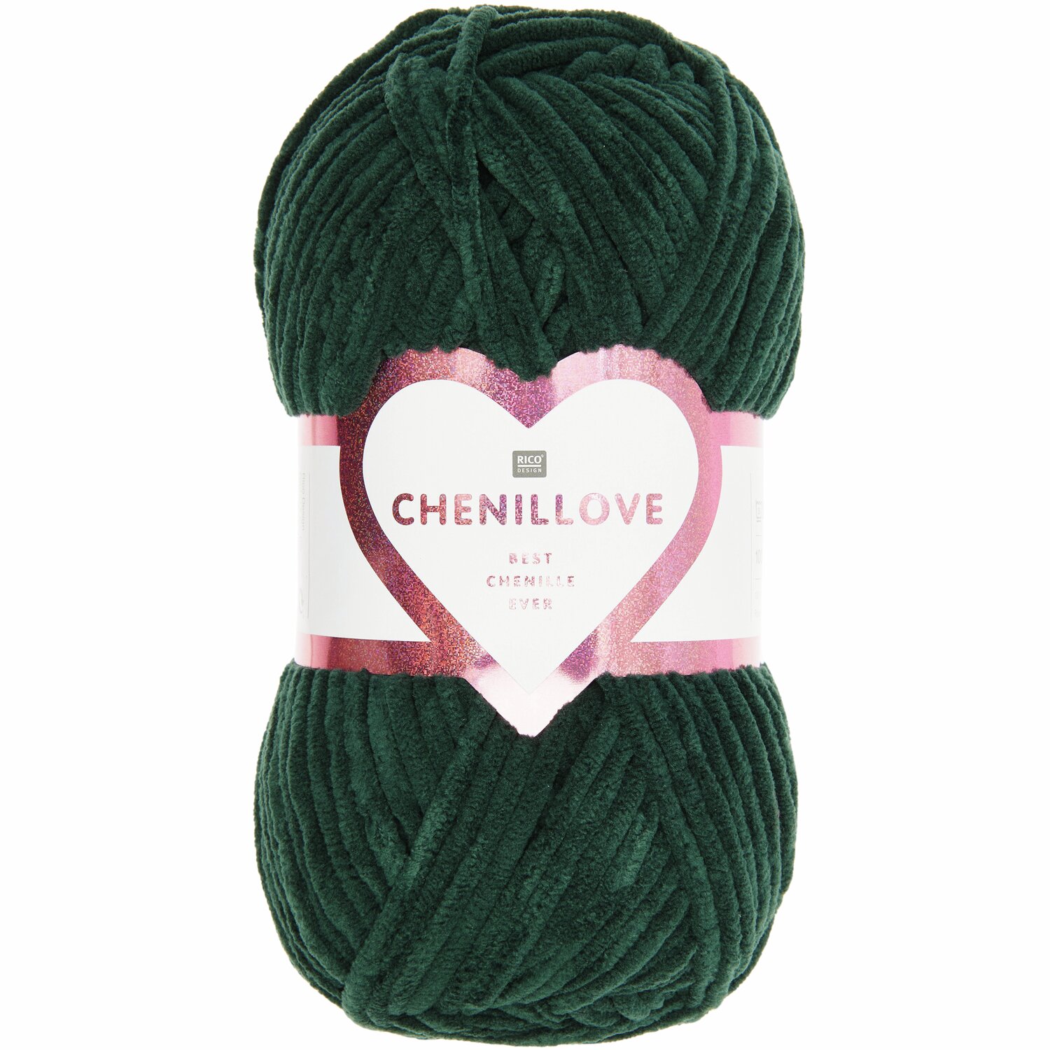 Häkelset Weihnachtsbaum Modell 4 aus Chenillove Sparkle Christmas von Rico Design