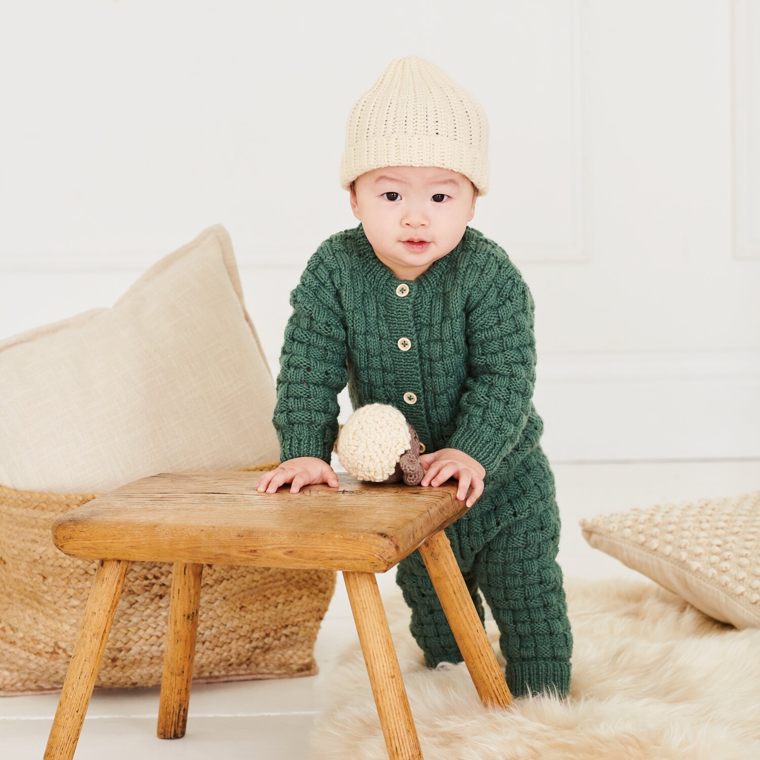 Strickset Strampler Modell 19 aus Baby 044 von Rico Design