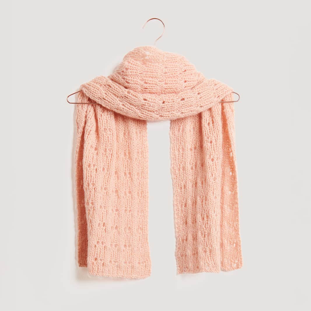 Gestrickter Schal: Modell 39 aus dem Heft Lovewool No. 21