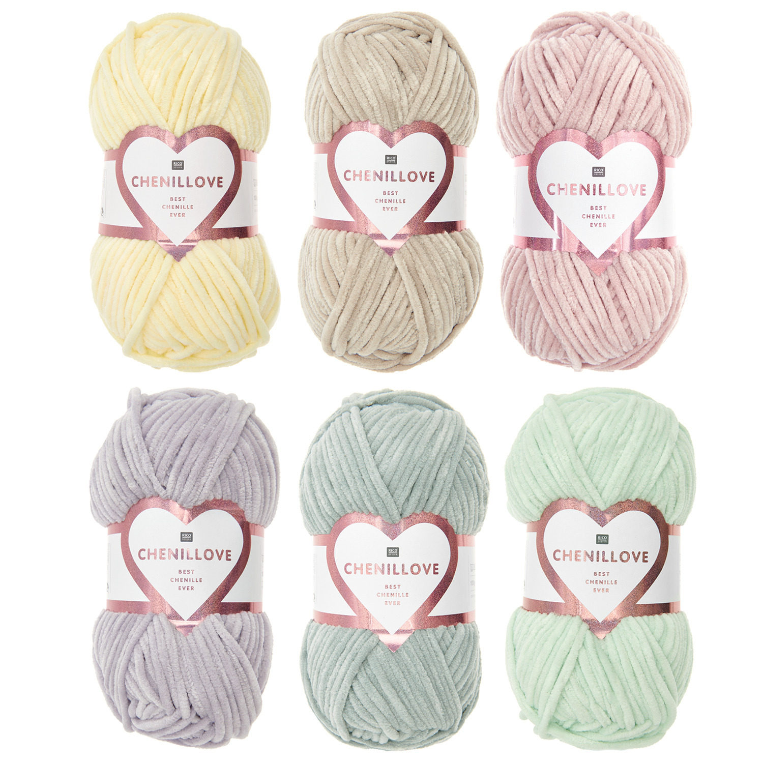 Wollpaket Chenillove Pastell