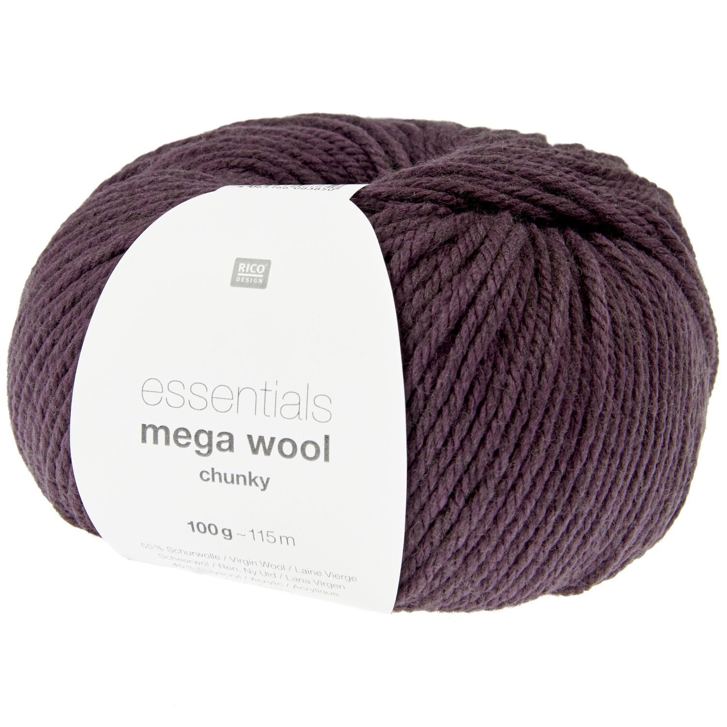 Rico Design Essentials Mega Wool chunky Pflaume