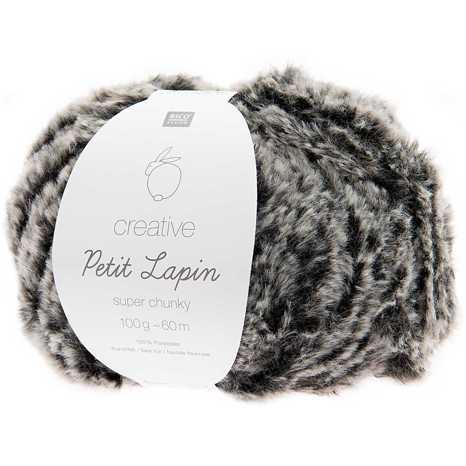 Rico Design Creative Petit Lapin Super Chunky Anthrazit