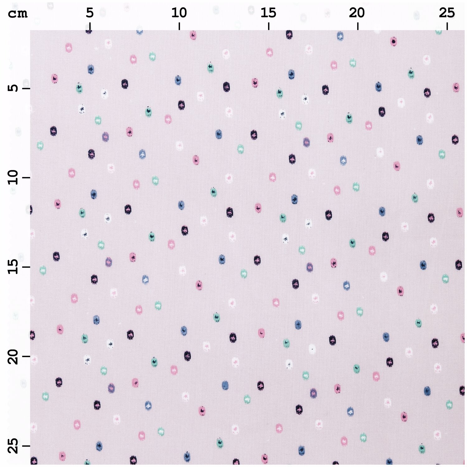 Druckstoff grafische Punkte flieder 140cm von Rico Design