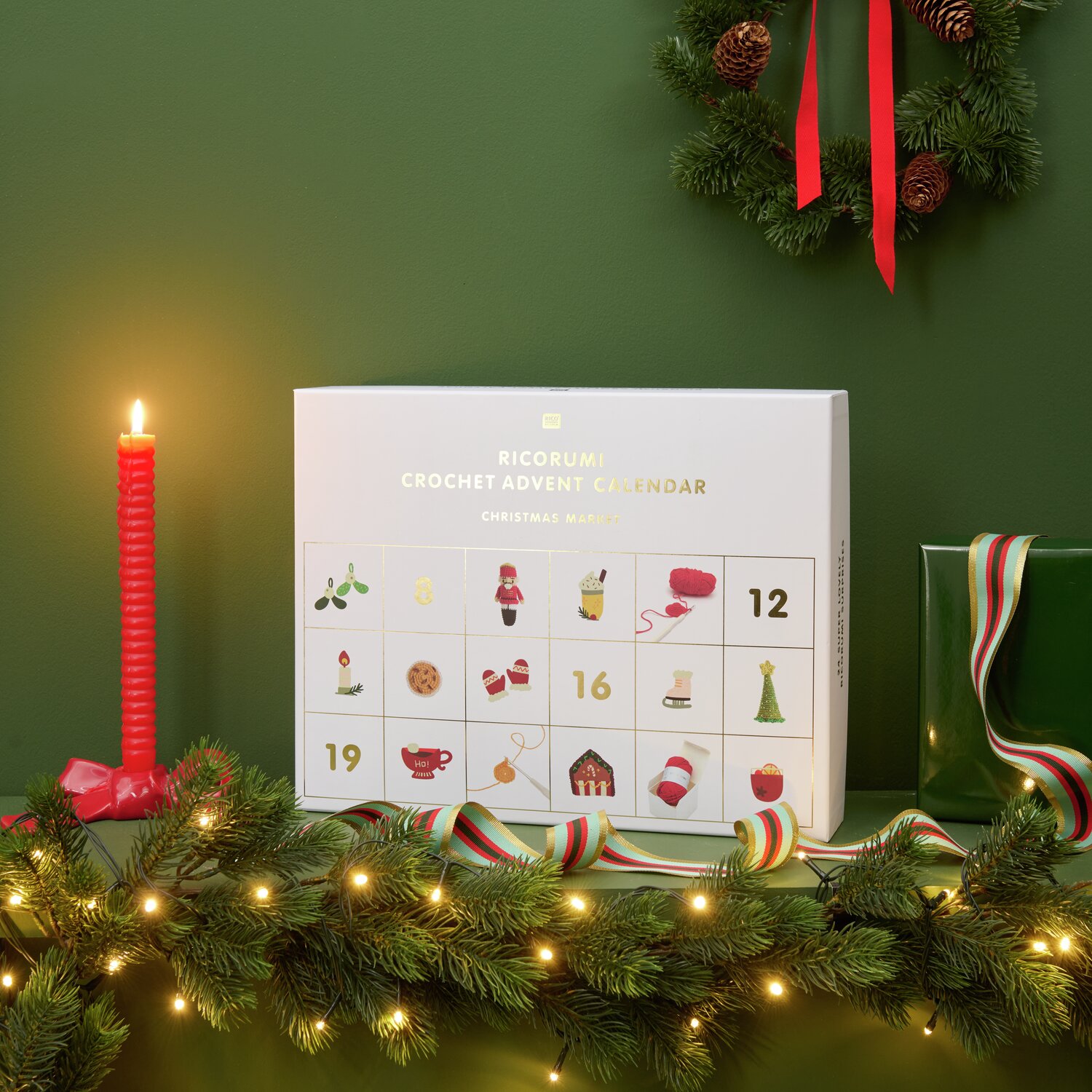 Ricorumi Adventskalender Weihnachtsmarkt  von Rico Design