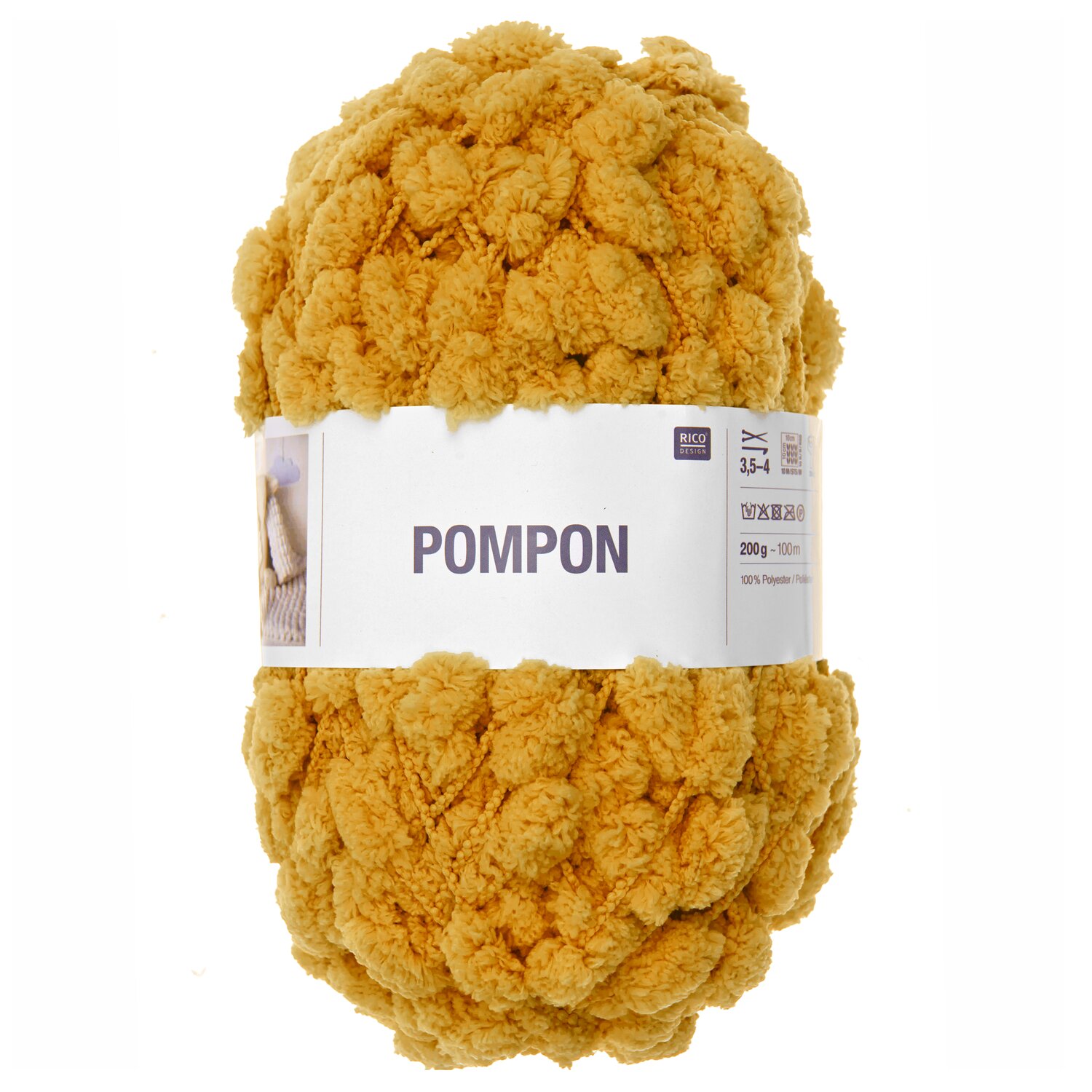 Rico Design Pompon Senf