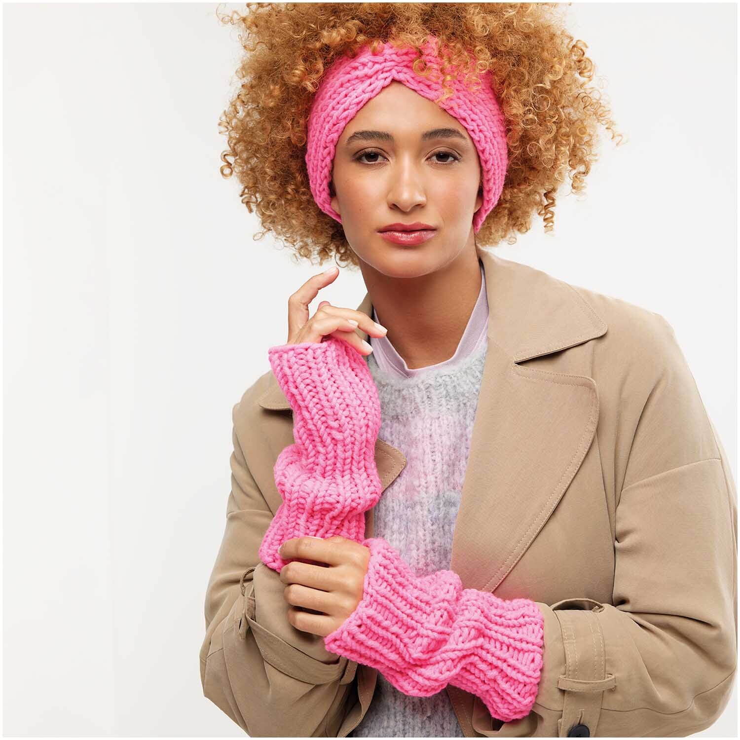 Strickset Stirnband und Stulpen Modell 15 & 16 aus Die Neue Masche Nr. 7