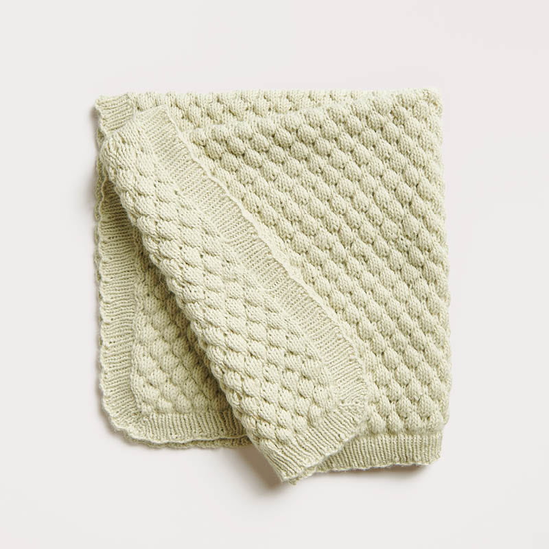 Gestrickte Decke: Modell 17 aus dem Heft Rico Baby 042