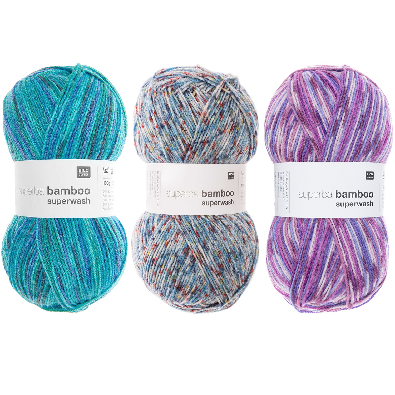 Wollpaket Socken Bamboo Fashion