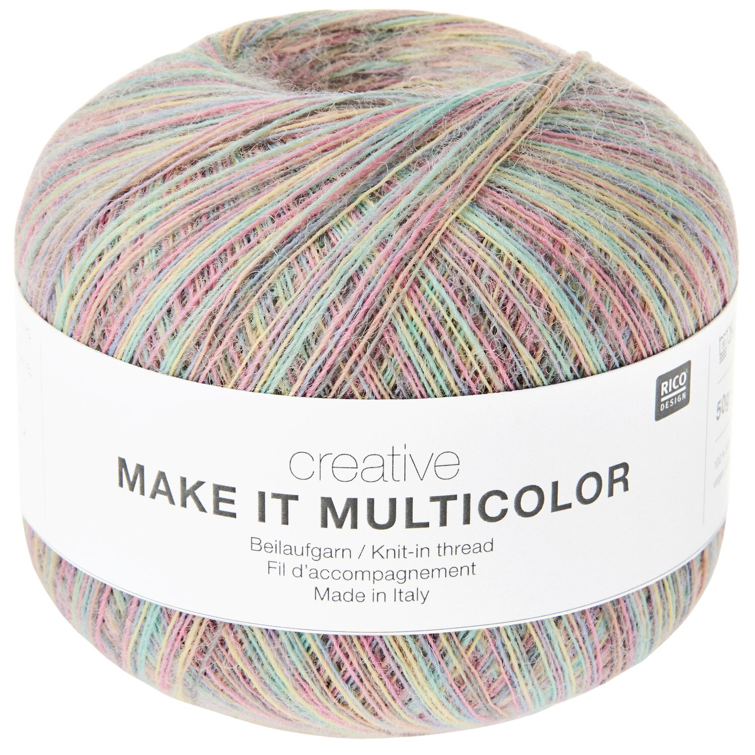 Creative Make It Multicolor 50g 750m Farbe Pastell von Rico Design