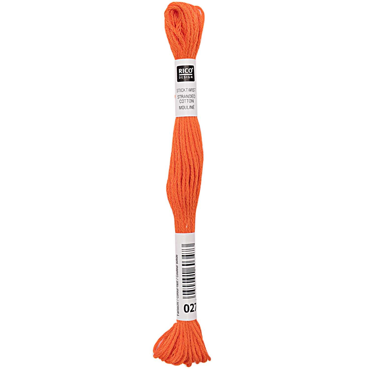 Rico Design Sticktwist 8m 027 Brilliantrot
