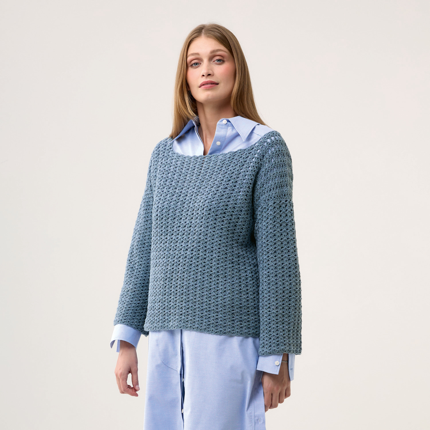 Häkelset Pullover Modell 23 aus Die Neue Masche Nr. 9 